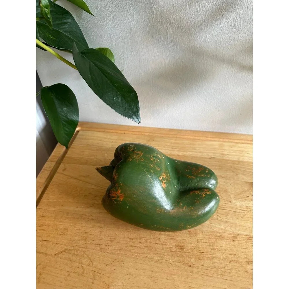 Green Wooden Home decor Pepper